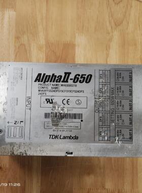 TDK-Lambda Alpha‖-650电源品相如图（憨憨电子）