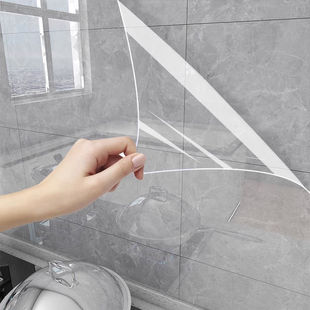 厨房防油贴纸不防火耐高温静电墙面保护膜灶台面防水专用透明自粘