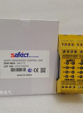 全新原装美国SAFECT安全继电器SAFECT SSM-MG4 24VDC