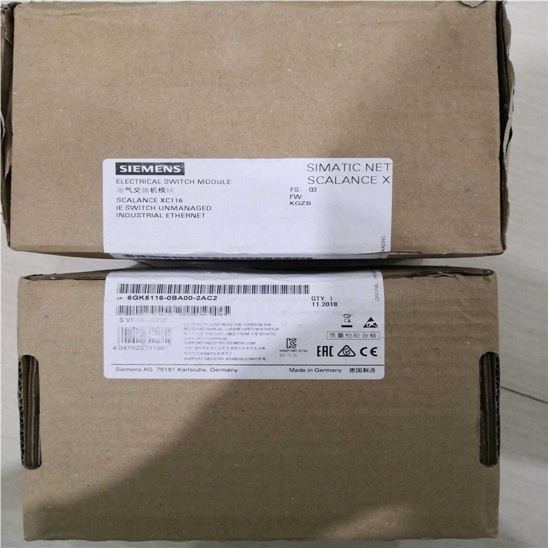 议~6GK5116-0BA00-2AC2 全新已开封西门子交换机