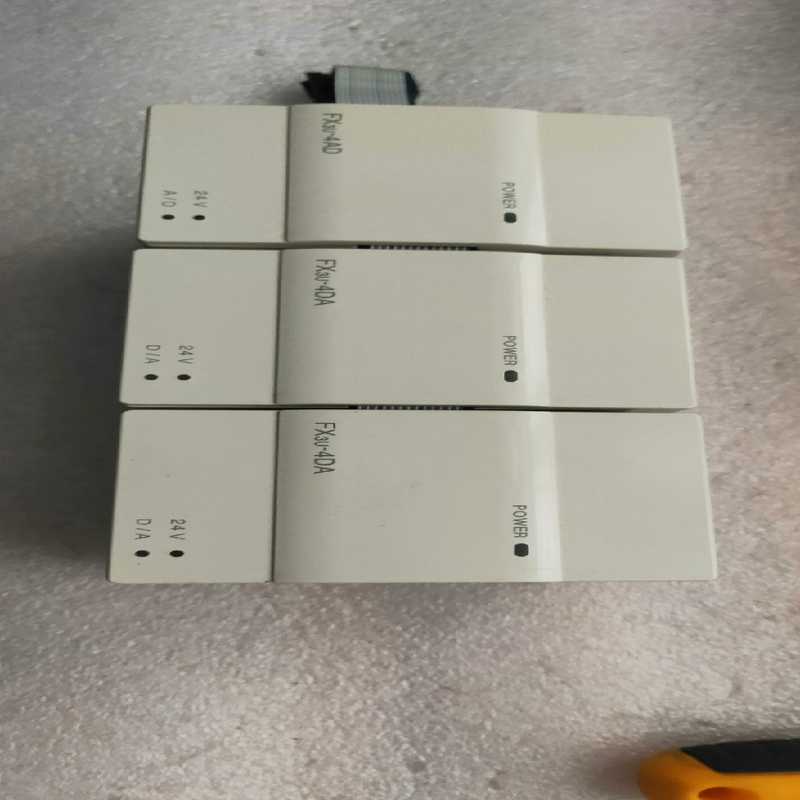 议价三菱模拟量模块FX3U-4DA原装拆机件，实物图片，成色漂亮