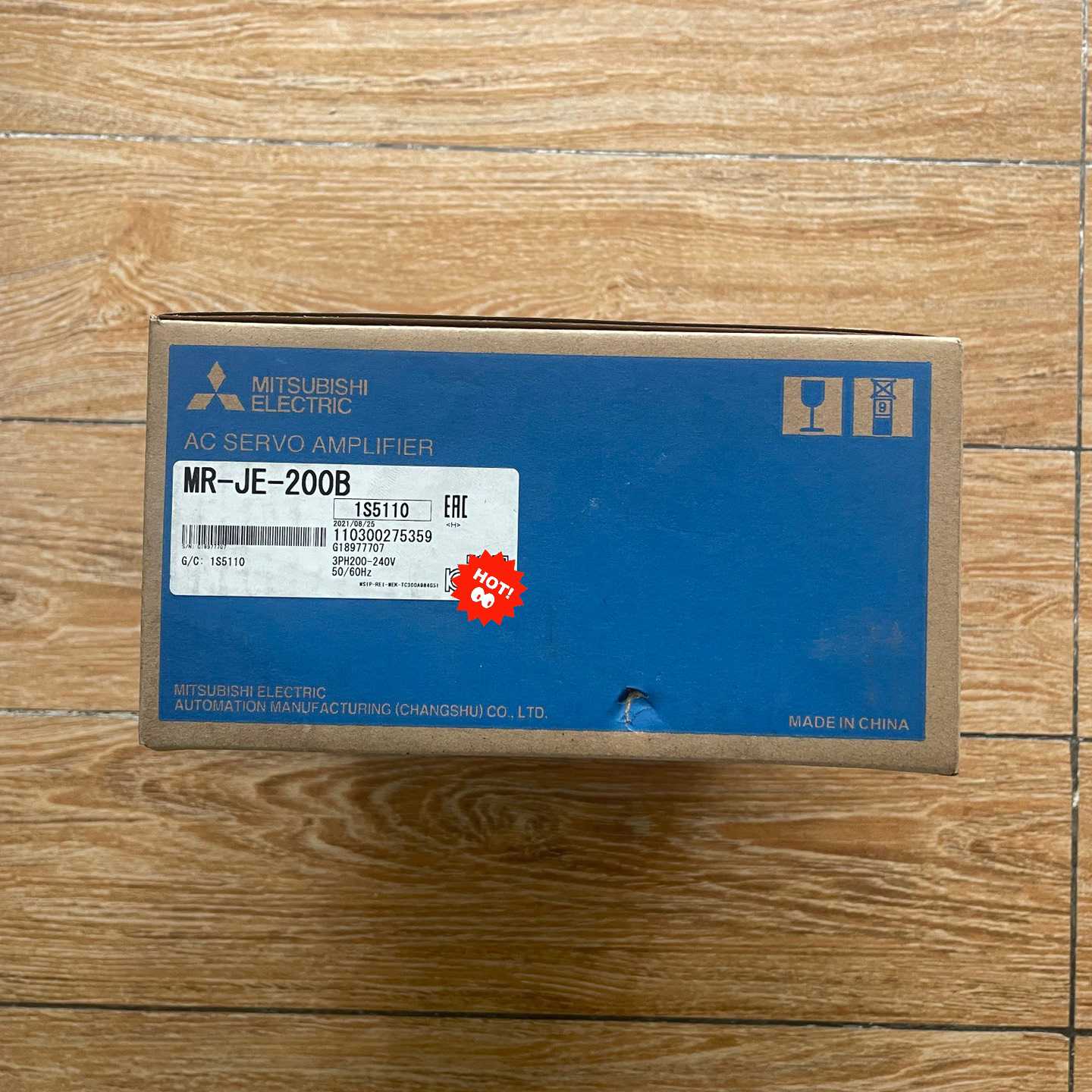 三菱伺服驱动器型号MR-JE-200b盒码一致包全议价