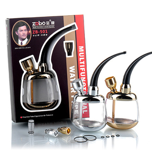 ZOBO正水烟壶烟斗吸烟过滤器循环型烟嘴香菸过滤嘴可清洗正男