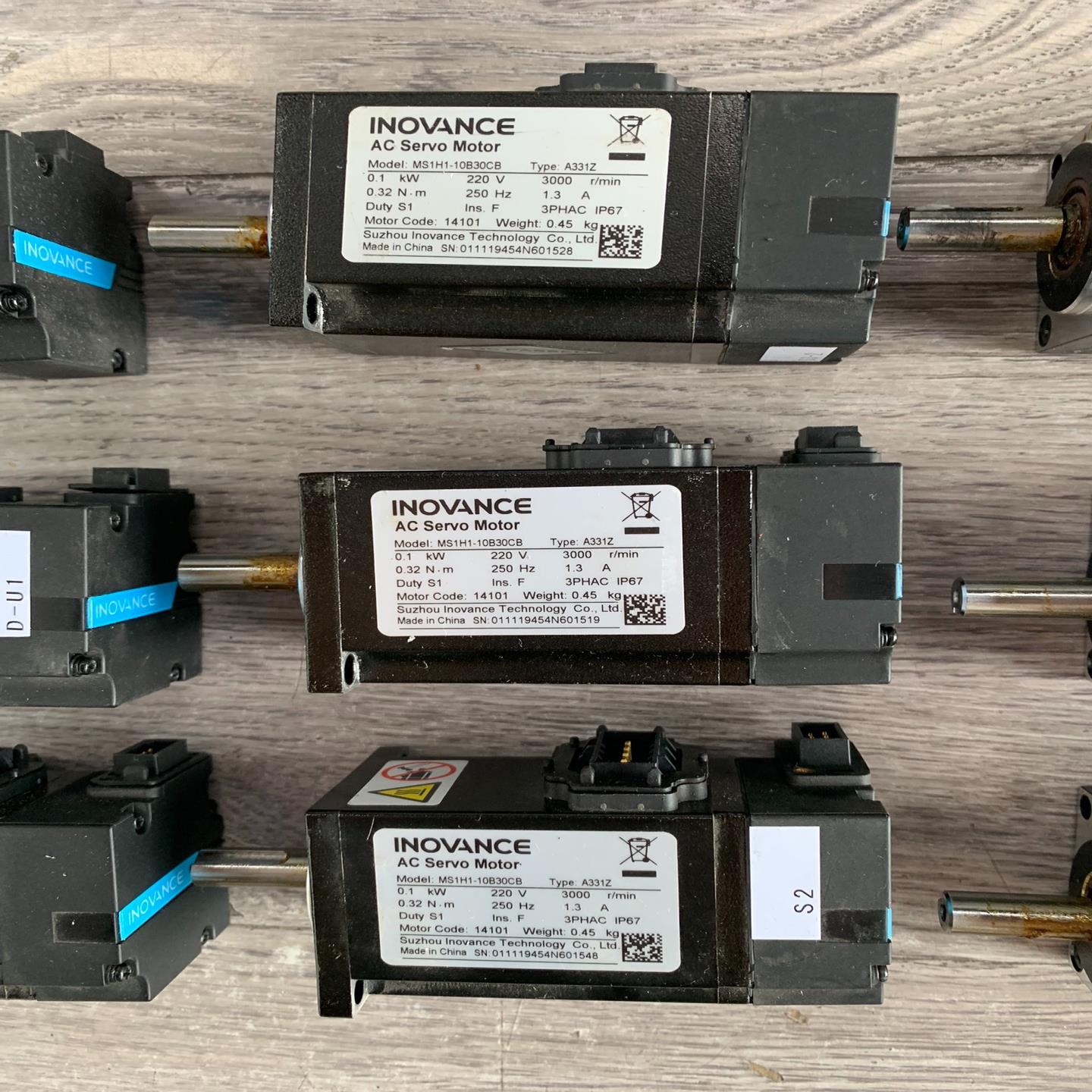 汇川MS1H1-10B30CB-A331Z伺服电机，100W(崽崽配件）