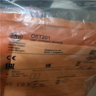 基数电子 德国IFM易福门O6T201漫反射光电开关传感器