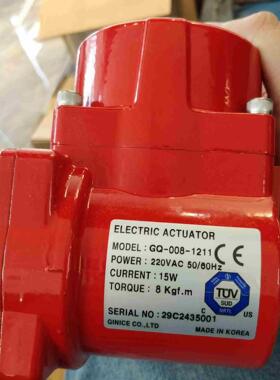 代理销售韩国Ginice执行器GQ-008-1211议价