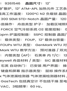 AVIZA扩散盧RVP300-PLUS 12寸 议价（憨憨电子）