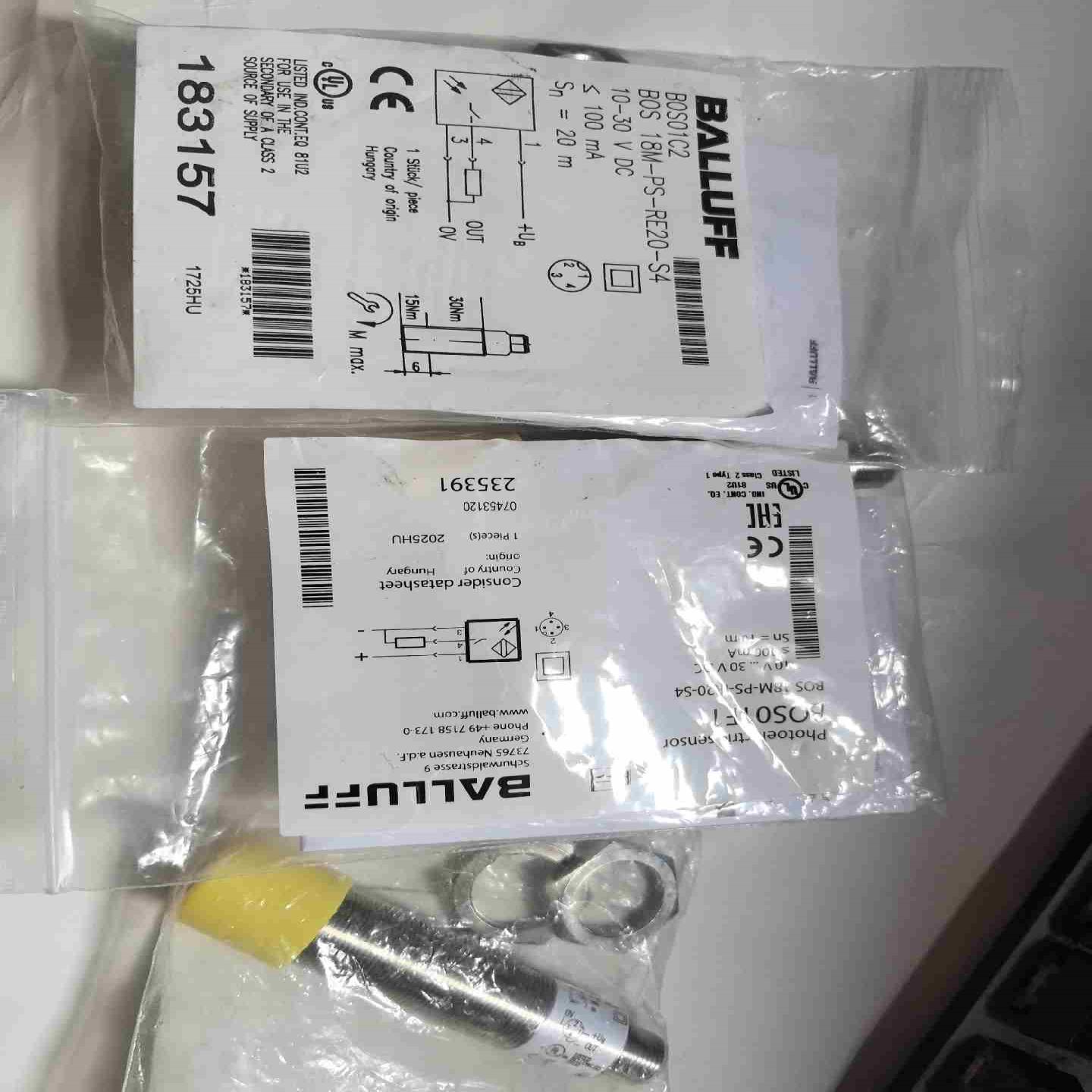 BOS01C2 BOS01F1 巴鲁夫光电传感器议价