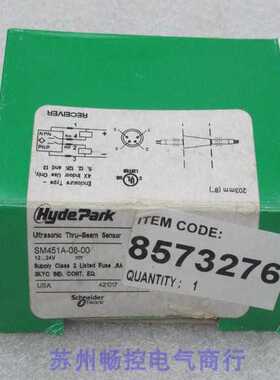 *销售*HydePark超声波传感器SM450A-08-00 ~议价