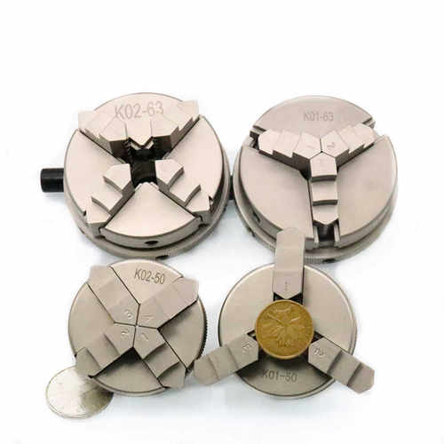 三爪四爪微型手紧卡盘K01 50K0163K0250 K0263小电机木工佛珠加工