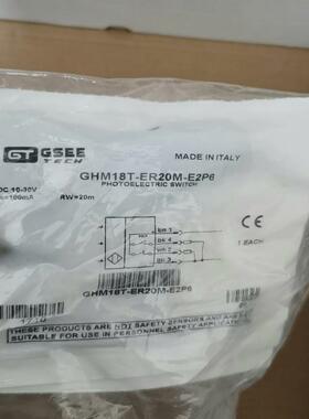 （议价）EE吉诺GHM18T-ER20M-E2P6光电开关全新原