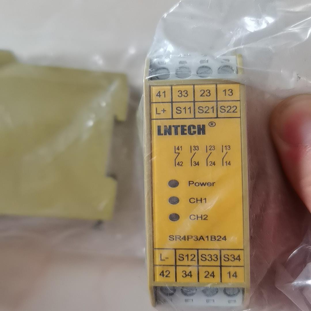 莱恩LNTECH光缆安全继电器SR4P3A1B24  24V(崽崽配件)