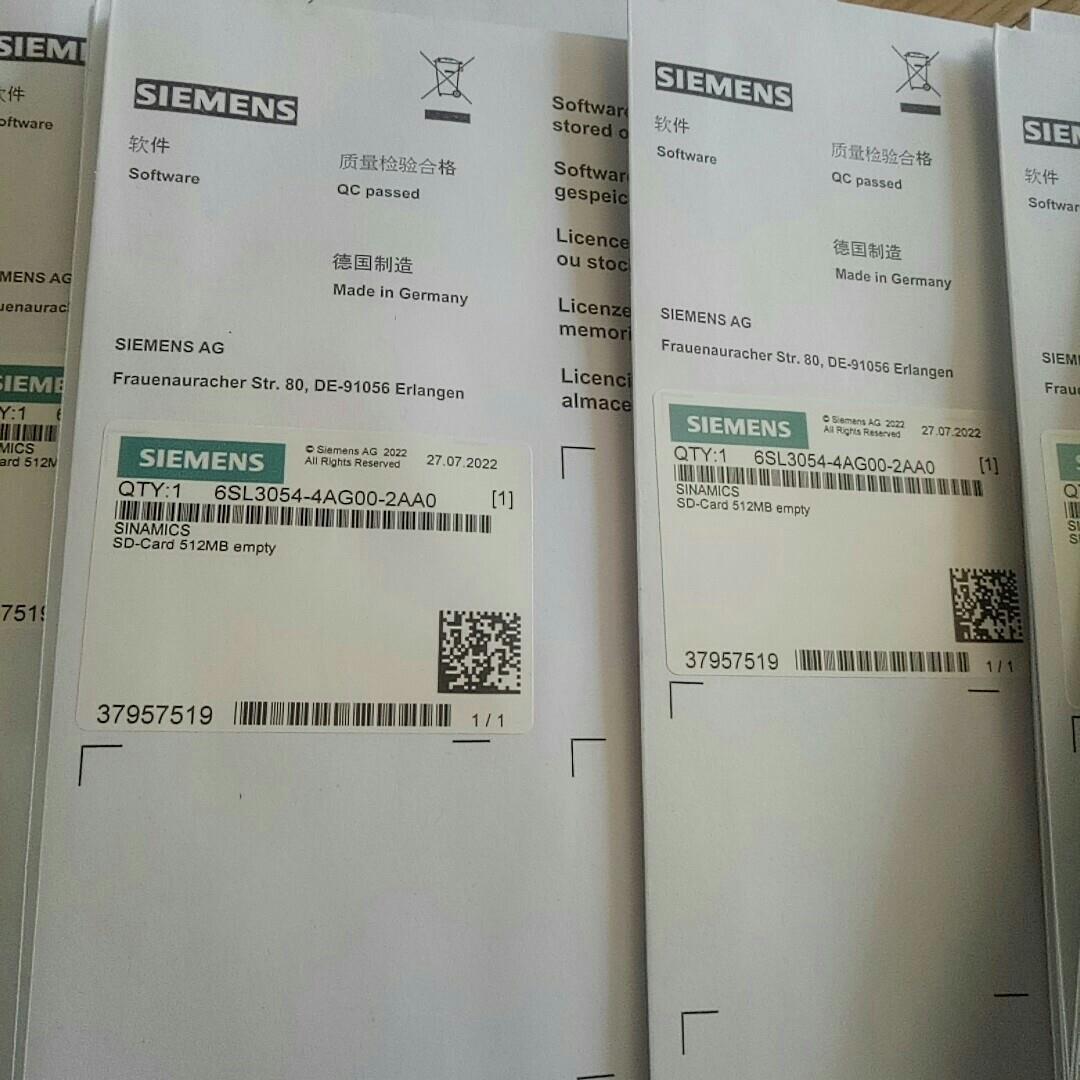 6SL3054-4AG00-2AA0 G120 SD卡(崽崽配件）