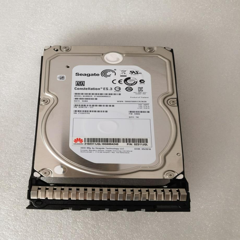 HuaWei 4TB SATA 72K 02311JQL ST4000NM0033 硬盘