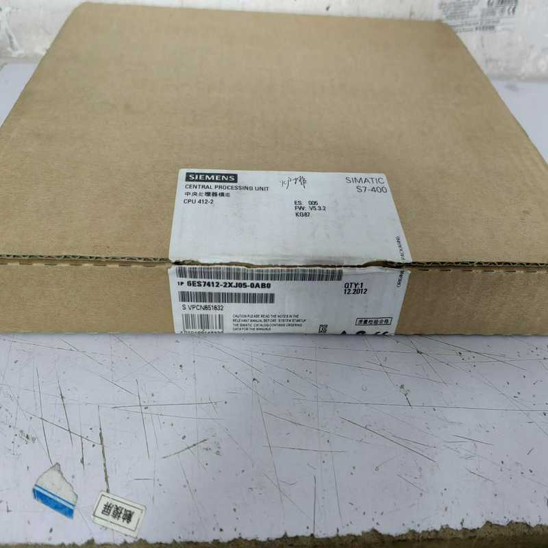 (询价)S7-400CPU412模块6ES7 412-2XJ0