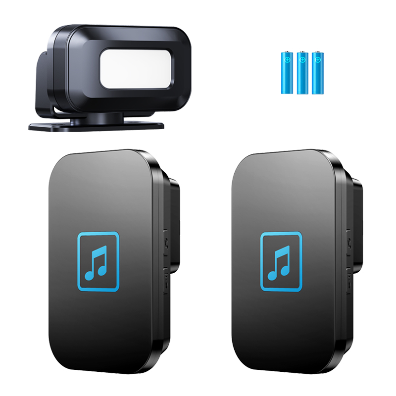 叮咚欢迎光临感应器进门语音播报提示店铺门口迎宾一拖二门铃超市 - 封面