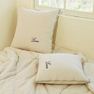 新款纯色全抱枕被轻奢时尚办公室午睡多功能车被靠垫被用棉二RHF