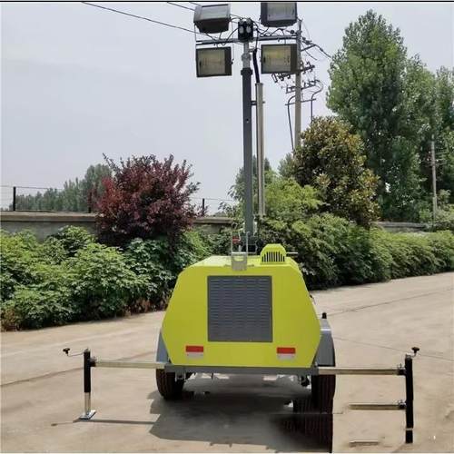 户SMLV-400外汛应急可升降9移照明车米柴油发电机拖车动式照明灯