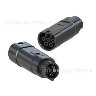电动汽B车充电桩转换头GTO172国标车充7电J转接VAP头慢充