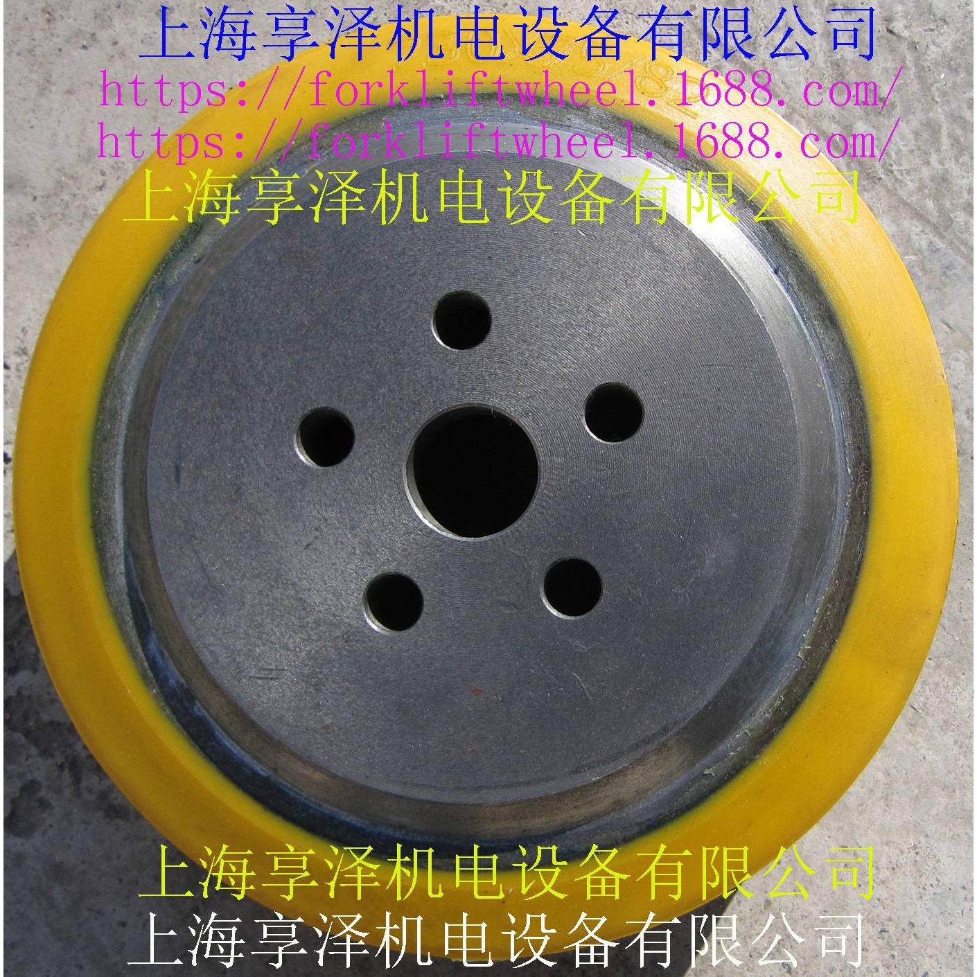 海斯特P2.2后轮转向轮子 hyster堆垛车滚轮驱动轮电机轮橡皮轮胎