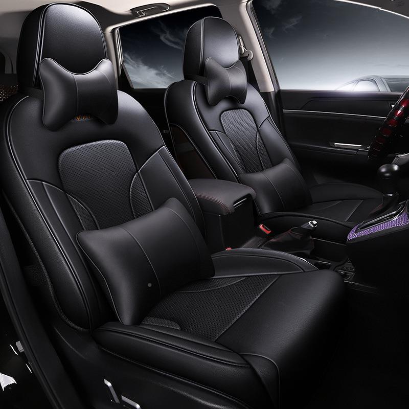 新款车哈弗H6原纹套路汽车坐垫全包碳纤皮EXK座车厂家直销D-29