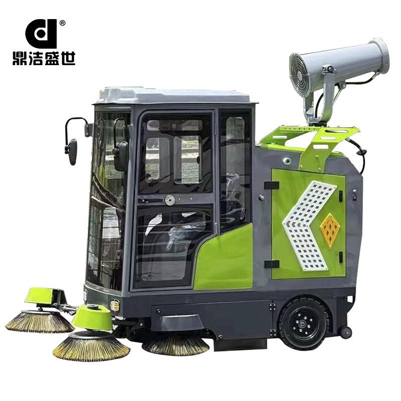 鼎洁全封驾驶式扫地闭机小区物业落道路扫车D叶清J1900PCOPQ电动