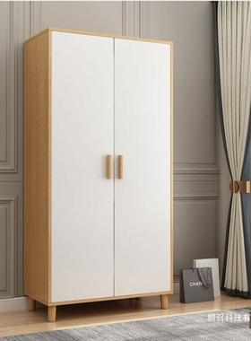 实木衣柜家用卧室现代简约简装易组用出租房组ANK合衣柜子多功能