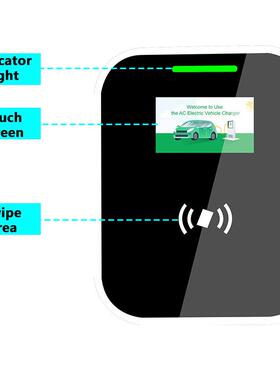 新能源充桩交流电动汽车用挂7452壁式电立柱16/3A7-22KW家220/238
