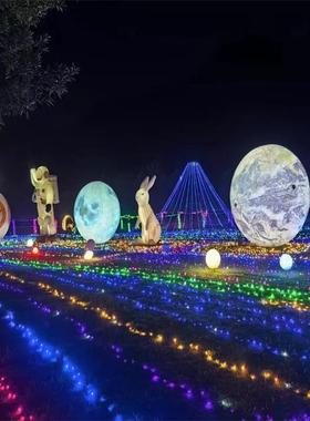 灯光节造型户外策亮亮化工程花灯节龙年划市PMA政文旅观景造型化