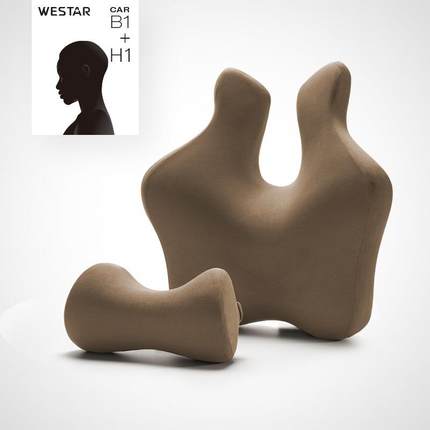 汽车腰靠靠枕腰护腰座垫靠垫腰枕记忆棉靠背头垫四0210椅季车用颈