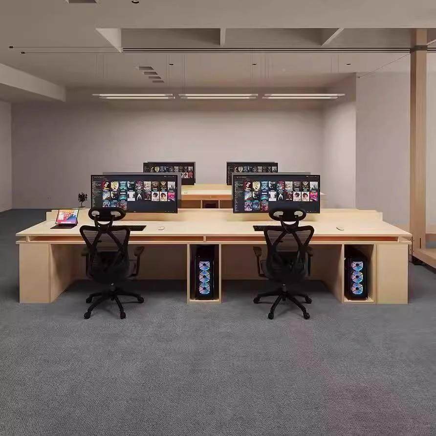 洋jz-03040现板桦电木办公桌脑桌简约代网红设计师款长方形工议作