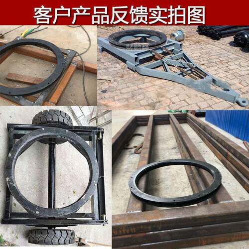 车半挂车农用拖拉机房车牵引转拖RRW向转轴总成铸铁旋转回转盘承