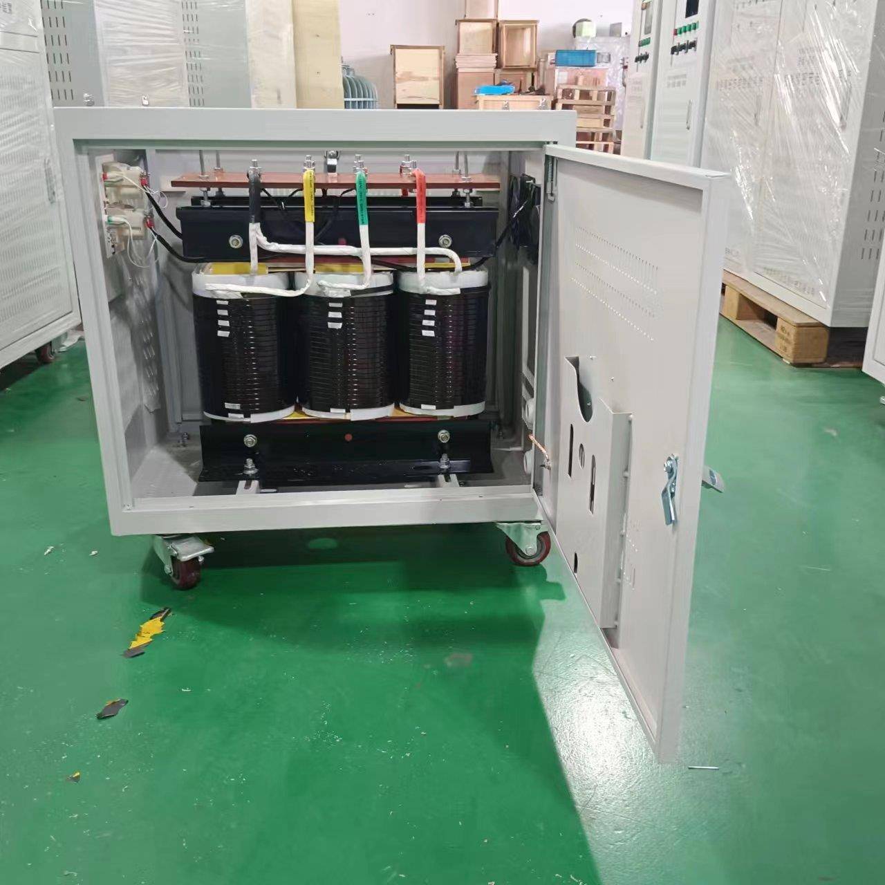 硅钼棒电加热变压器5SG-50KVA0W相380V变60V三玻璃炉炉升流大电流