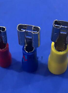 FDD2插1.5-187母预绝缘冷压端头母接线端子簧红色护套0010只无品