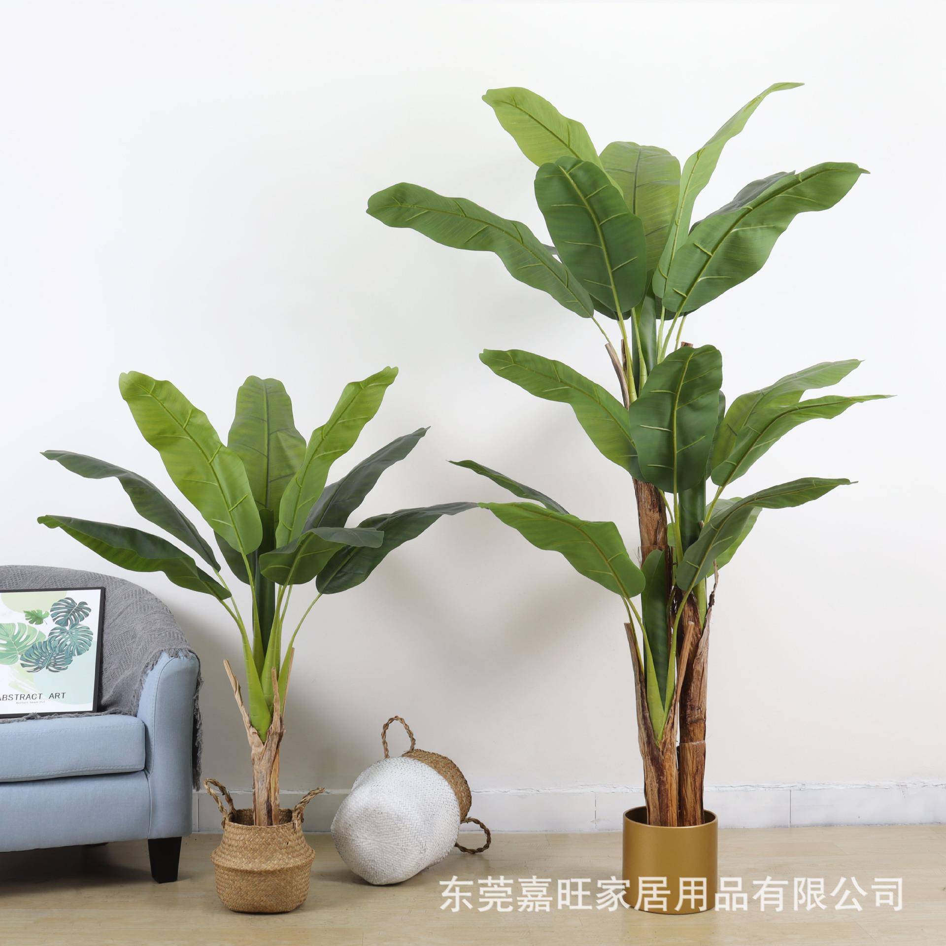 芭蕉树仿真植物大型绿植假盆栽室内装饰落地盆景客厅仿真香蕉树