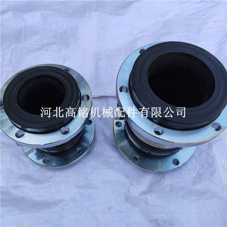 铁路机车可曲挠橡胶接头 法兰式弹性橡胶软连接 法兰挠性软接头