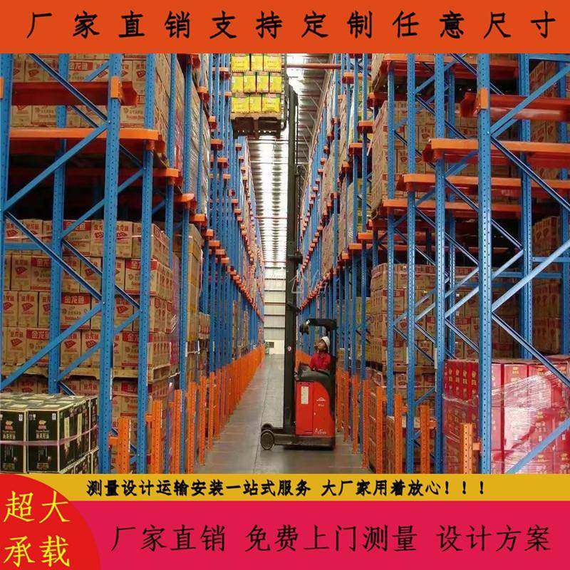 大AZXHJ001型仓库储规划托库盘整托立体仓货架载入式货道架窄巷货