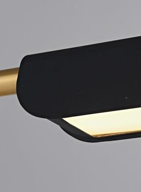 极轻简餐厅吊灯新款个性简奢约代岛台吧LOD台办公现室前台一字长