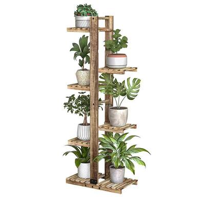 架古复置物创木质室内花22365架多层置物架阳台多肉支架木质意花