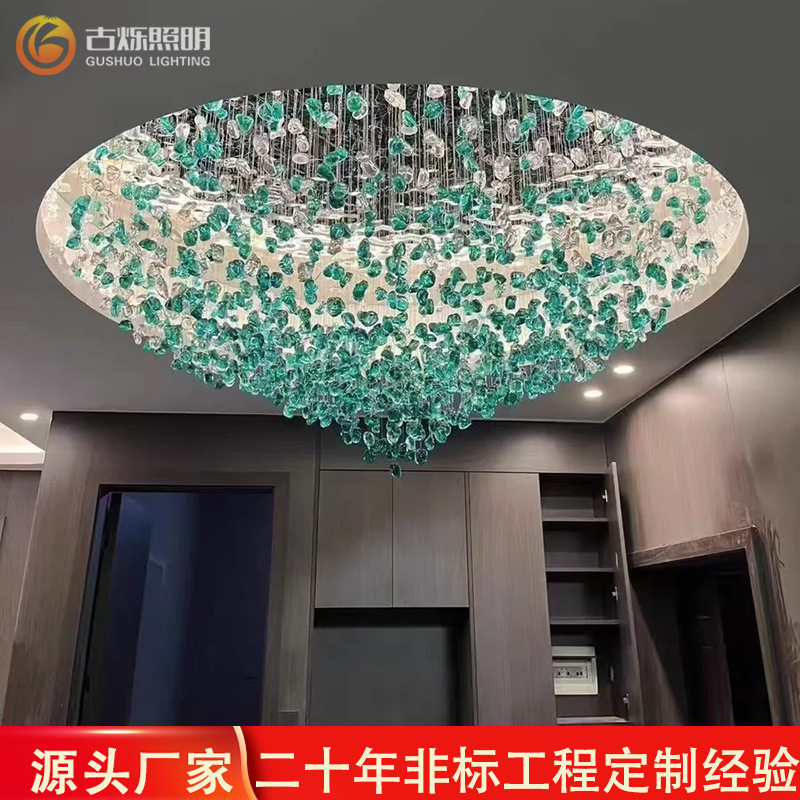 设计师款酒店大堂轻奢别墅客