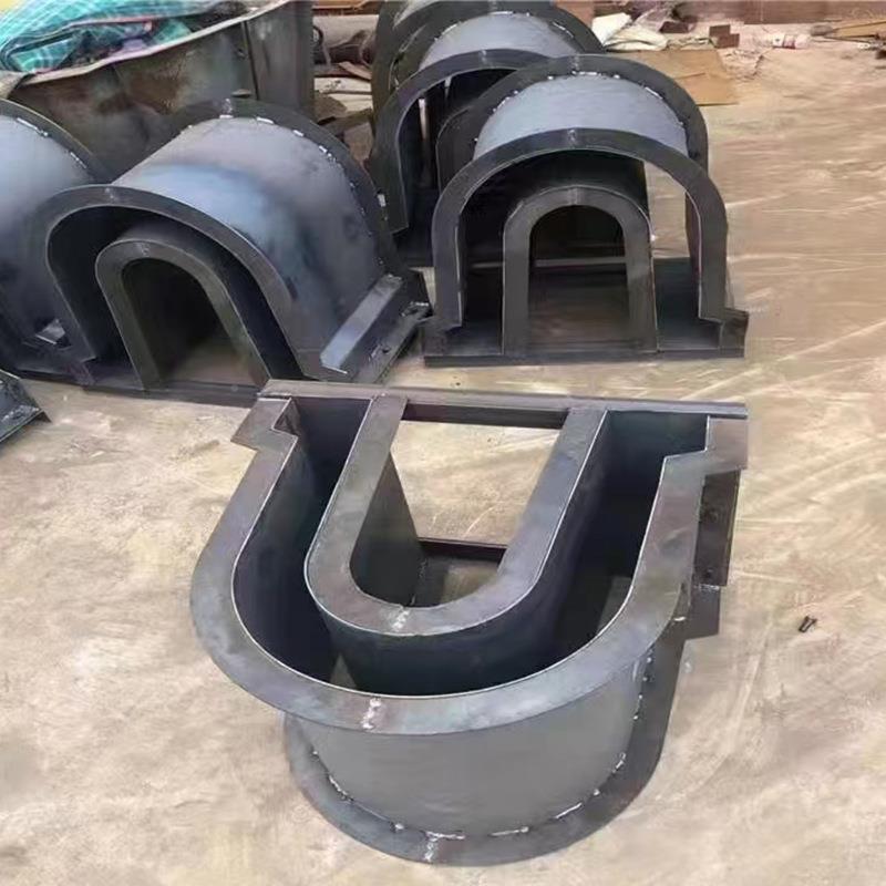 流水槽模具水泥U型槽模模具U流水槽钢模板型田灌溉排农水沟排水渠