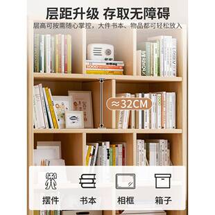 儿童柜实木书架落置架多层物客厅靠墙地柜子储XUN物学生收纳家用