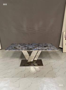 不锈钢桌架餐桌腿支架大理石台架板架奢石桌脚钢架桌CNN餐脚岩支