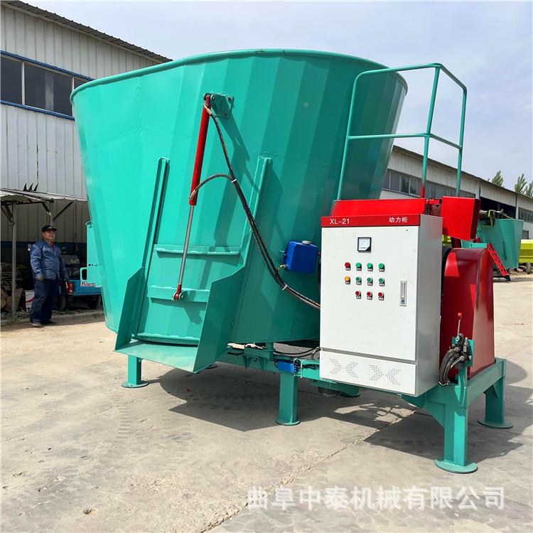 12立方立式粉碎r柔丝搅拌机和成捆麦秸揉搓XIO混杆机tm全混合日粮