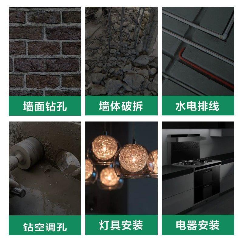 德锤国美耐特电电镐钻两用工业级大功手电多功能冲击钻家率用WQU