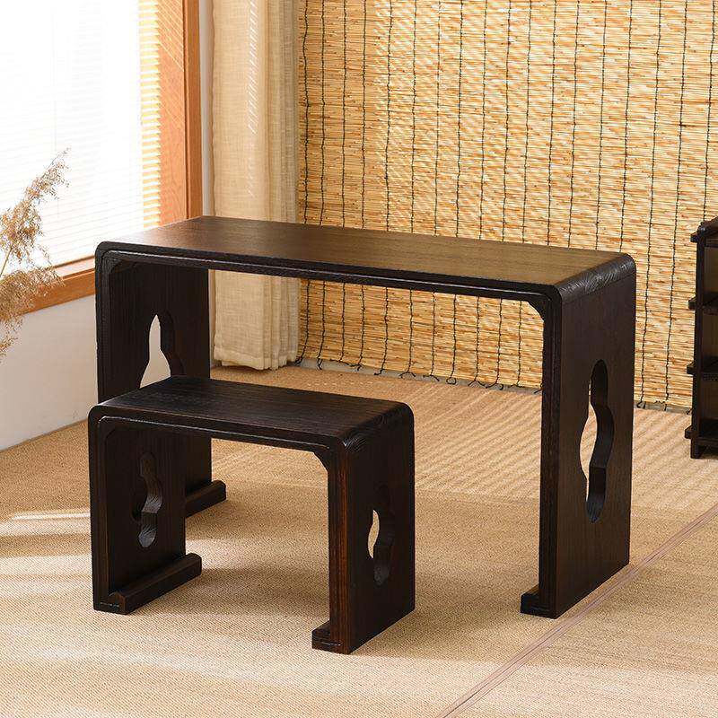 烧桐木古725琴桌共鸣古琴桌凳实木桐老木桌国学书法桌画案桌仿其