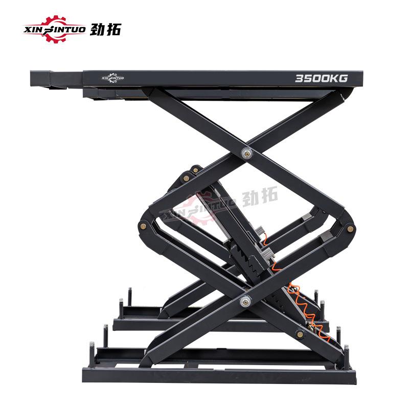 劲拓厂家机直销小JSL-3000剪式举升升降机汽修台藏地槽汽车维修理