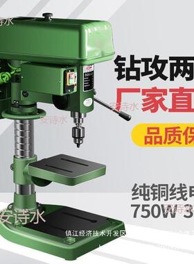 台钻工业级钻床功丝钻攻一体攻380V小型家用多能2120V高精铣度直