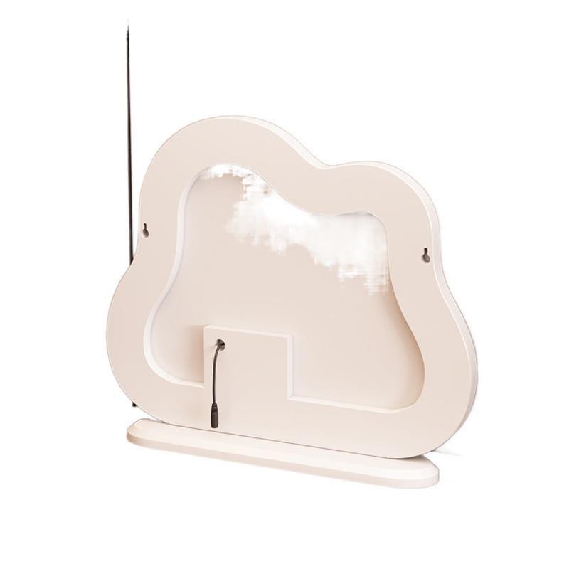 网红云卧朵化镜全塑一体台式妆梳8sjaa2r3带灯LED灯镜妆台梳妆镜