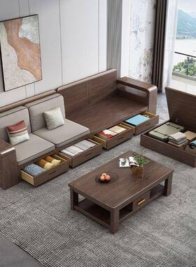 胡实木夏抽屉发储物直排沙套装贵妃现代简约冬两用高mxj02312档客